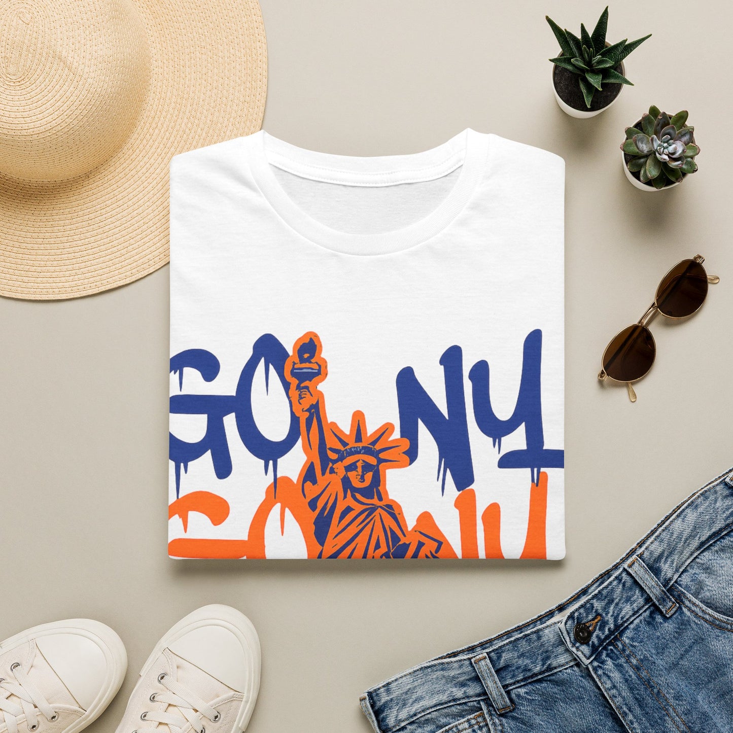 Go NY go NY go Unisex Softstyle T-Shirt