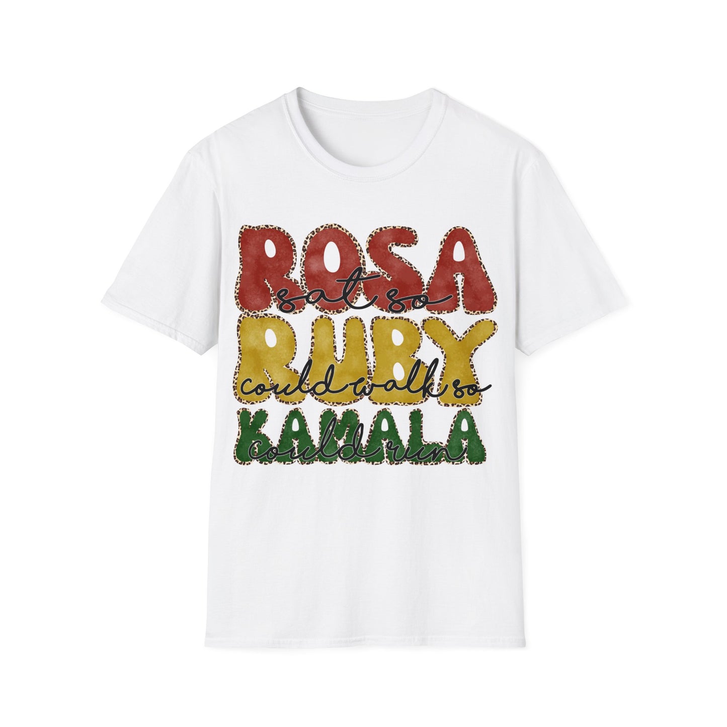 Rosa sat...Unisex Softstyle T-Shirt