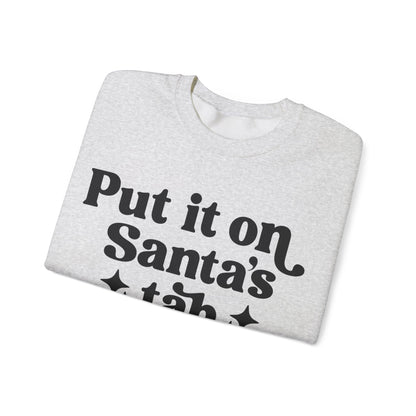 Put it on Sant's Tab Unisex Heavy Blend™ Crewneck Sweatshirt