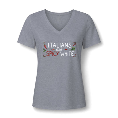 Lisa Women's Relaxed Heather CVC V-Neck Tee