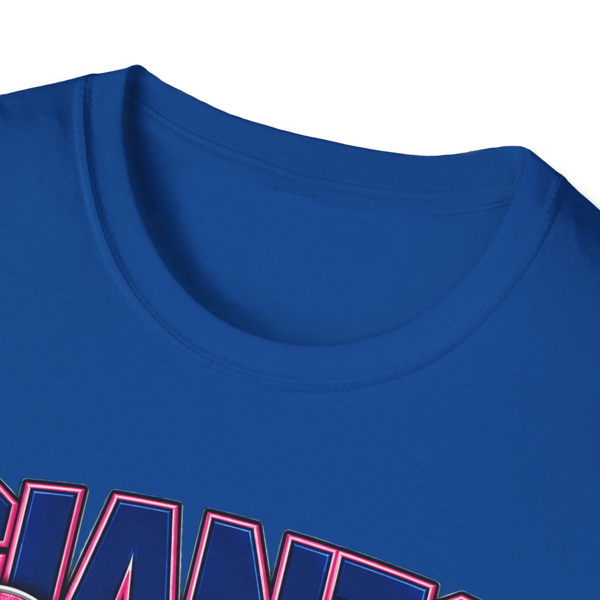 Giants Cancer Awareness Unisex Softstyle T-Shirt