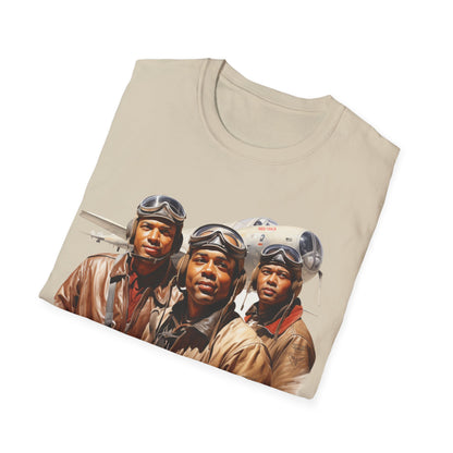 Tuskegee Airmen Unisex Softstyle T-Shirt - Celebrating History and Heritage