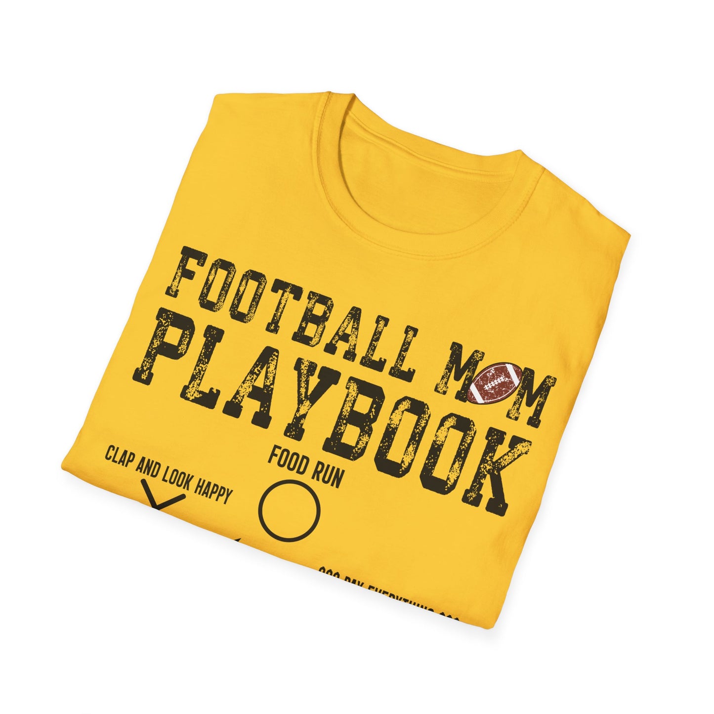 Football mom playbook Unisex Softstyle T-Shirt