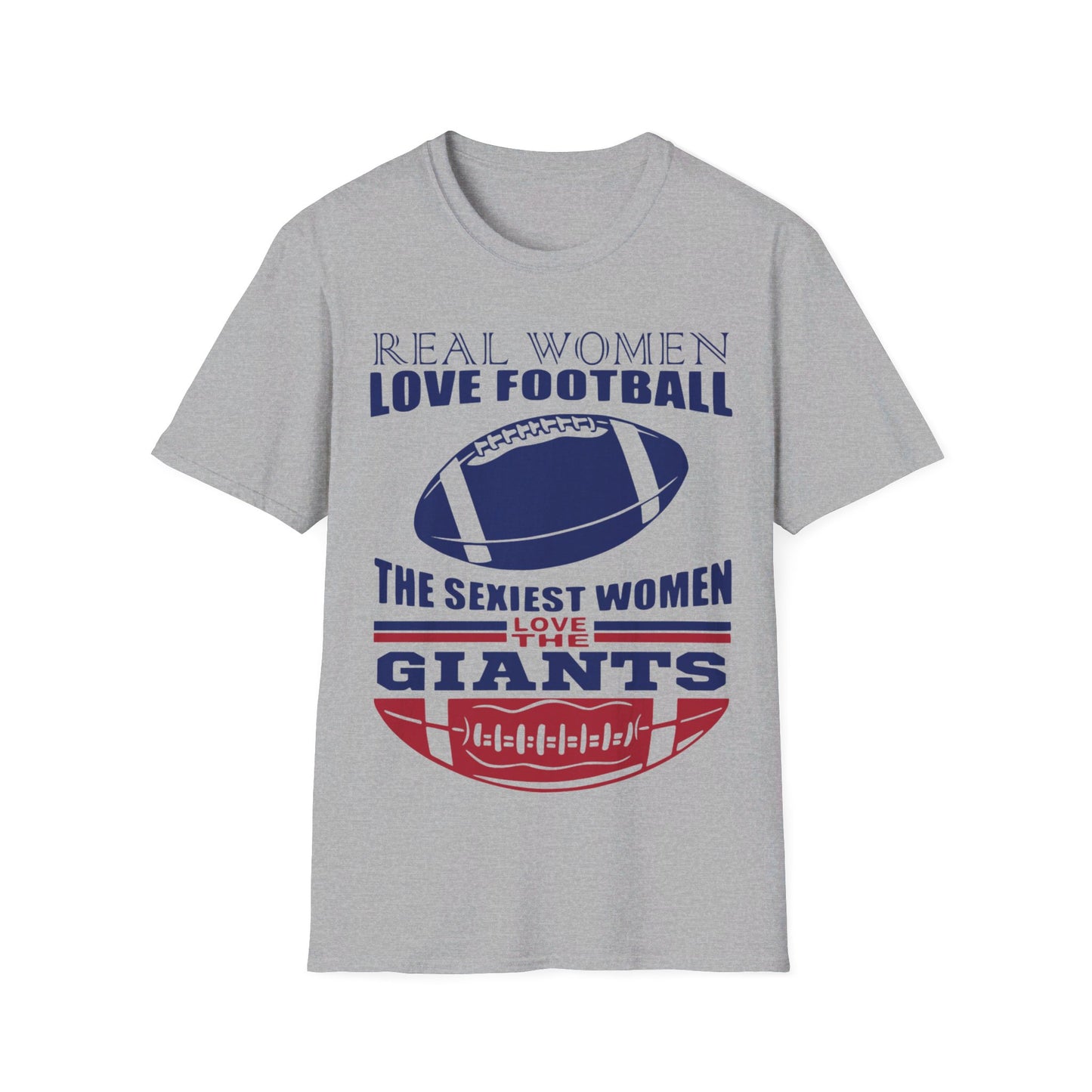 Real women love football Unisex Softstyle T-Shirt