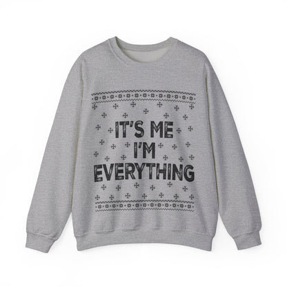 It's me I'm everything black Unisex Heavy Blend™ Crewneck Sweatshirt