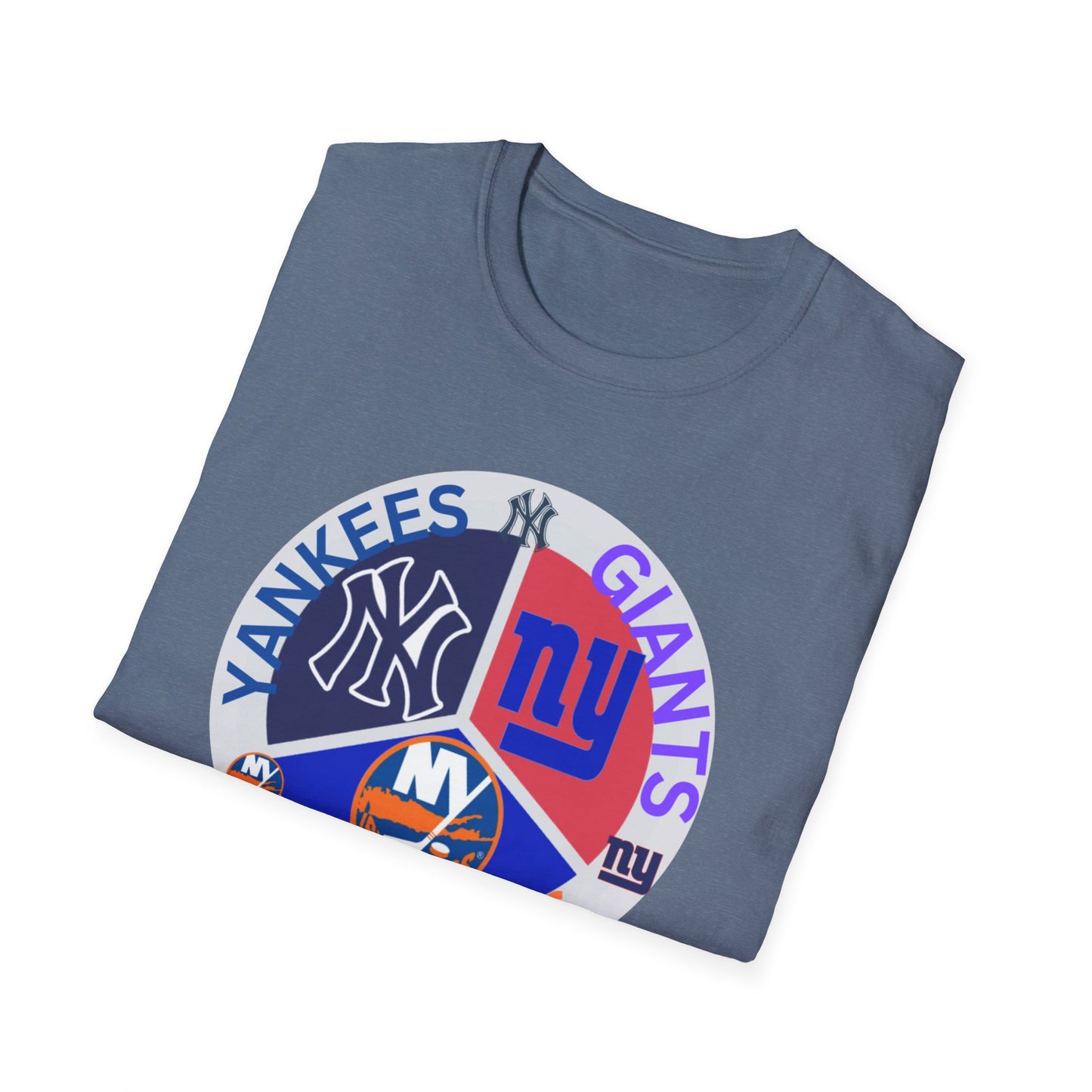 NY sports teams nyy nyi nyg Unisex Softstyle T-Shirt