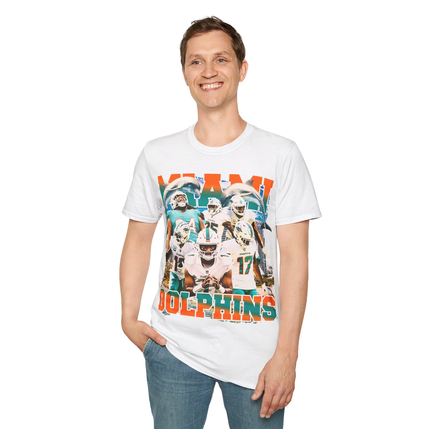 Miami collage Unisex Softstyle T-Shirt