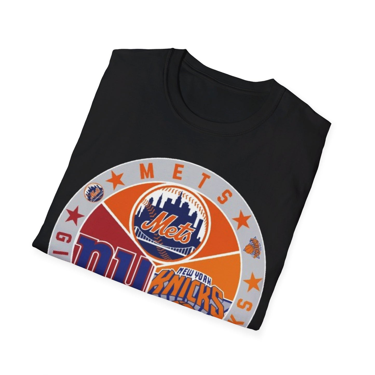 NY sports teams nyg nym nyk Unisex Softstyle T-Shirt