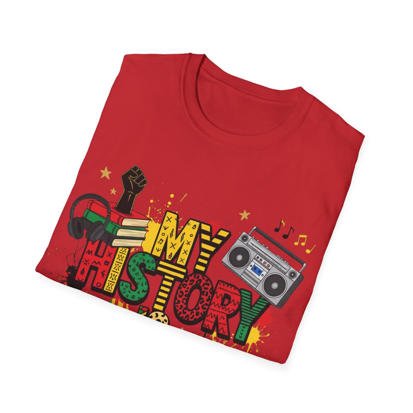 My history is strong Unisex Softstyle T-Shirt