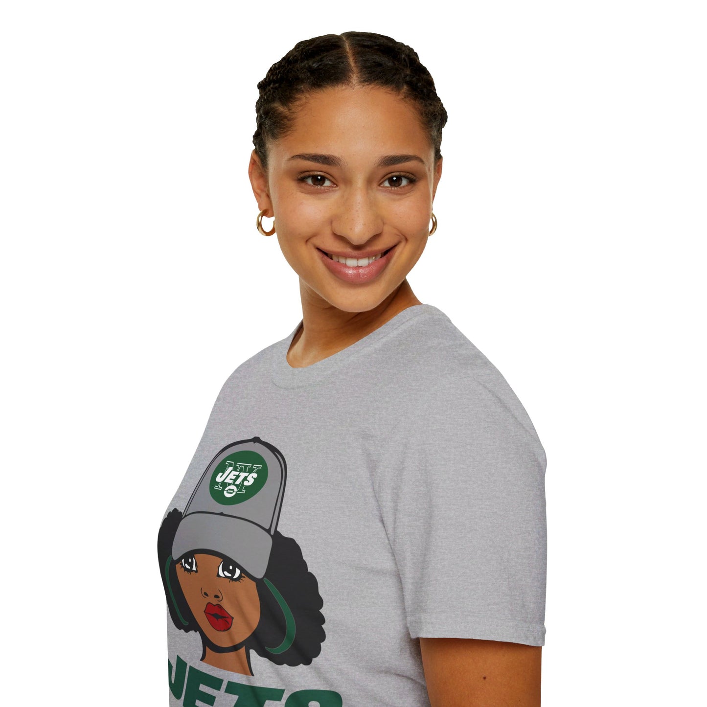 Puff woman nyj Unisex Softstyle T-Shirt