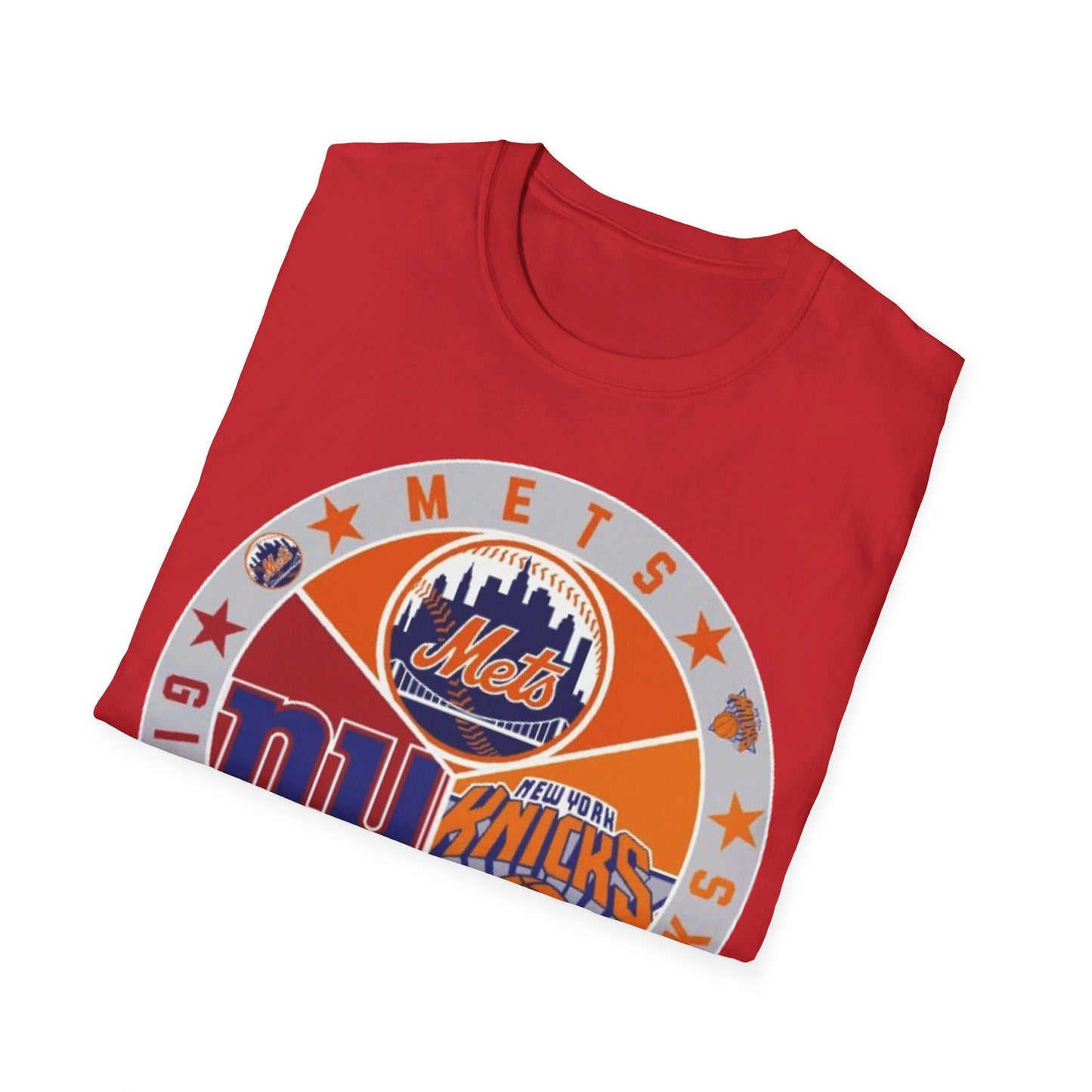 NY sports teams nyg nym nyk Unisex Softstyle T-Shirt