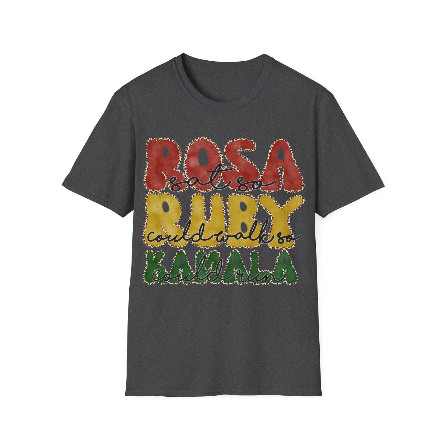 Rosa sat...Unisex Softstyle T-Shirt