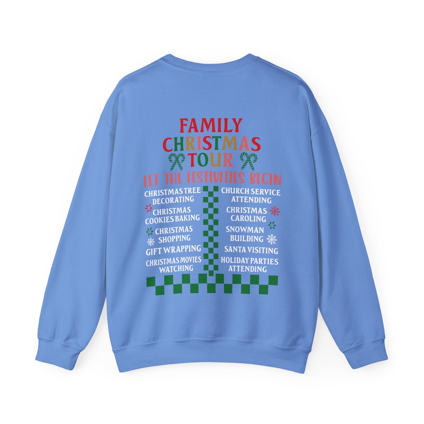 Family Christmas Tour 2024 Unisex Heavy Blend™ Crewneck Sweatshirt