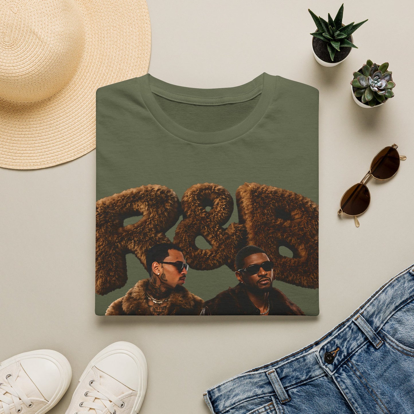 Chris & Usher furry Unisex Softstyle T-Shirt