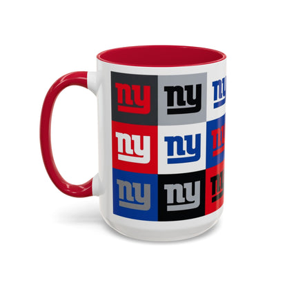 ny repeat Colorful Mugs (11oz, 15oz)