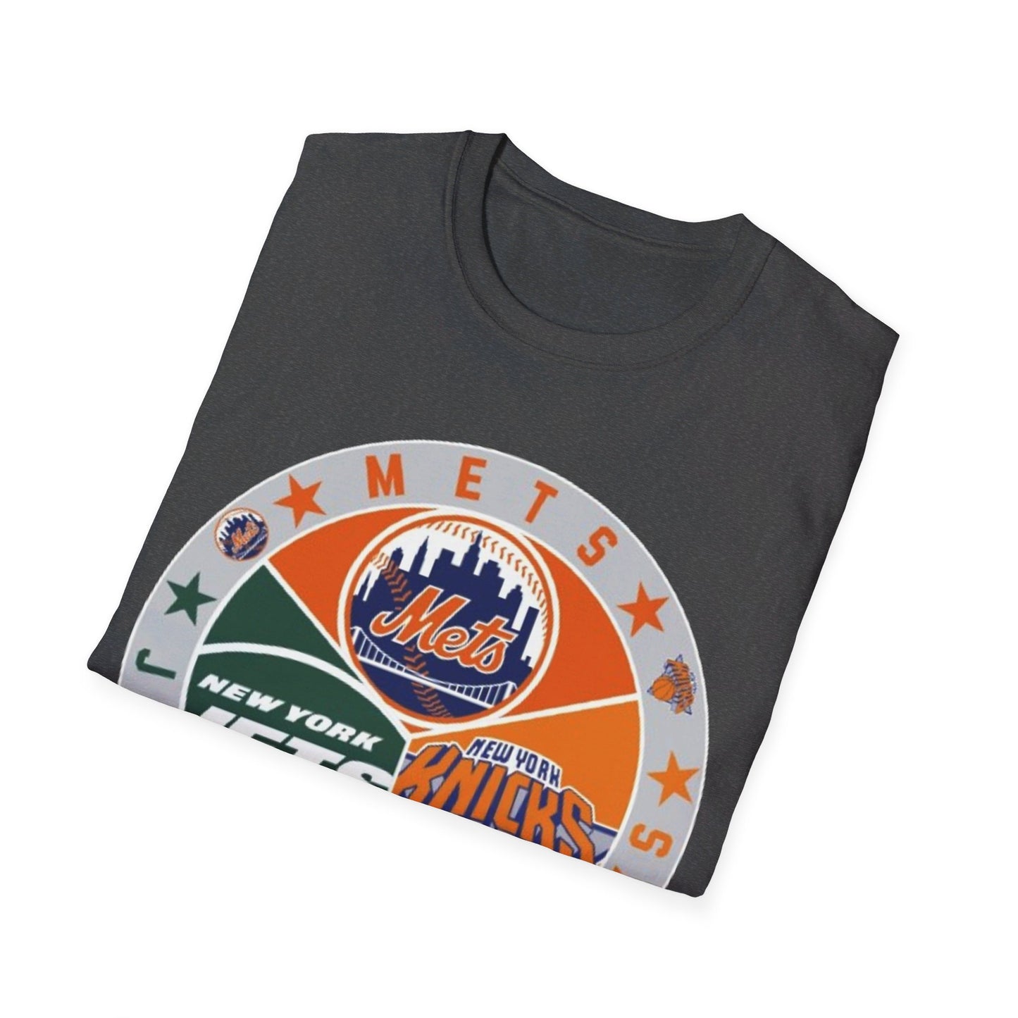 NY sports teams nym nyk nyj Unisex Softstyle T-Shirt