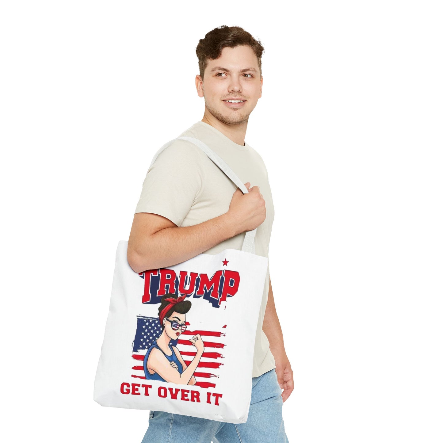 Trump get over it Tote Bag (AOP)