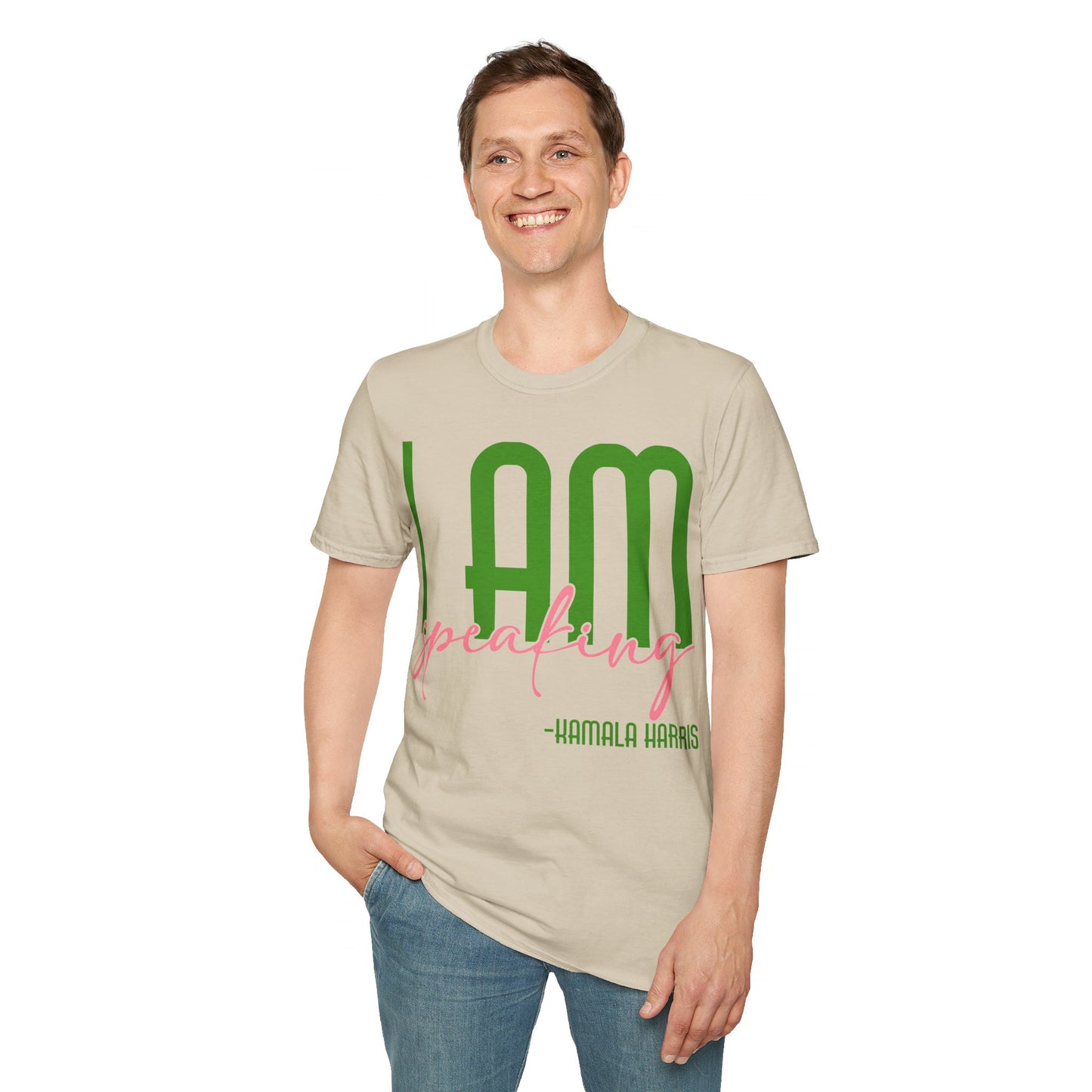 I am speaking Unisex Softstyle T-Shirt