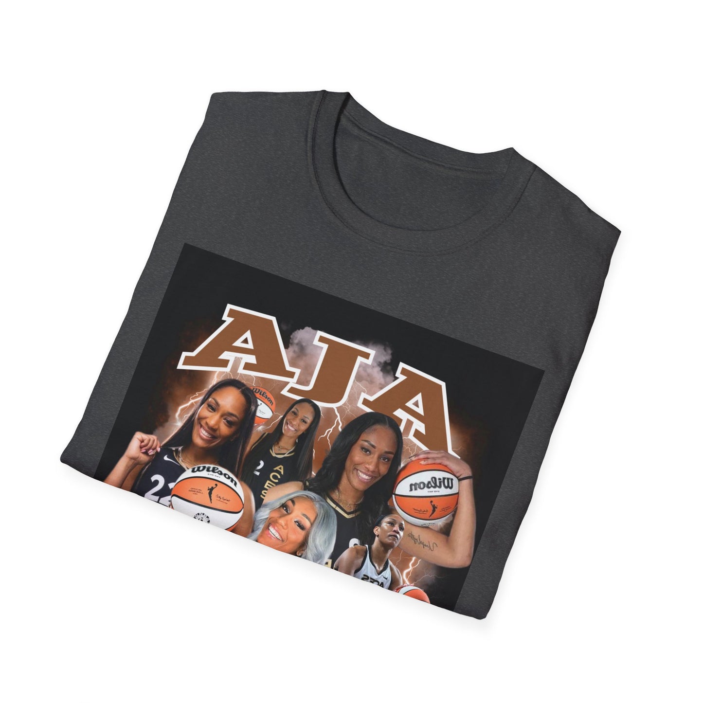 A wilson collage, dark Unisex Softstyle T-Shirt