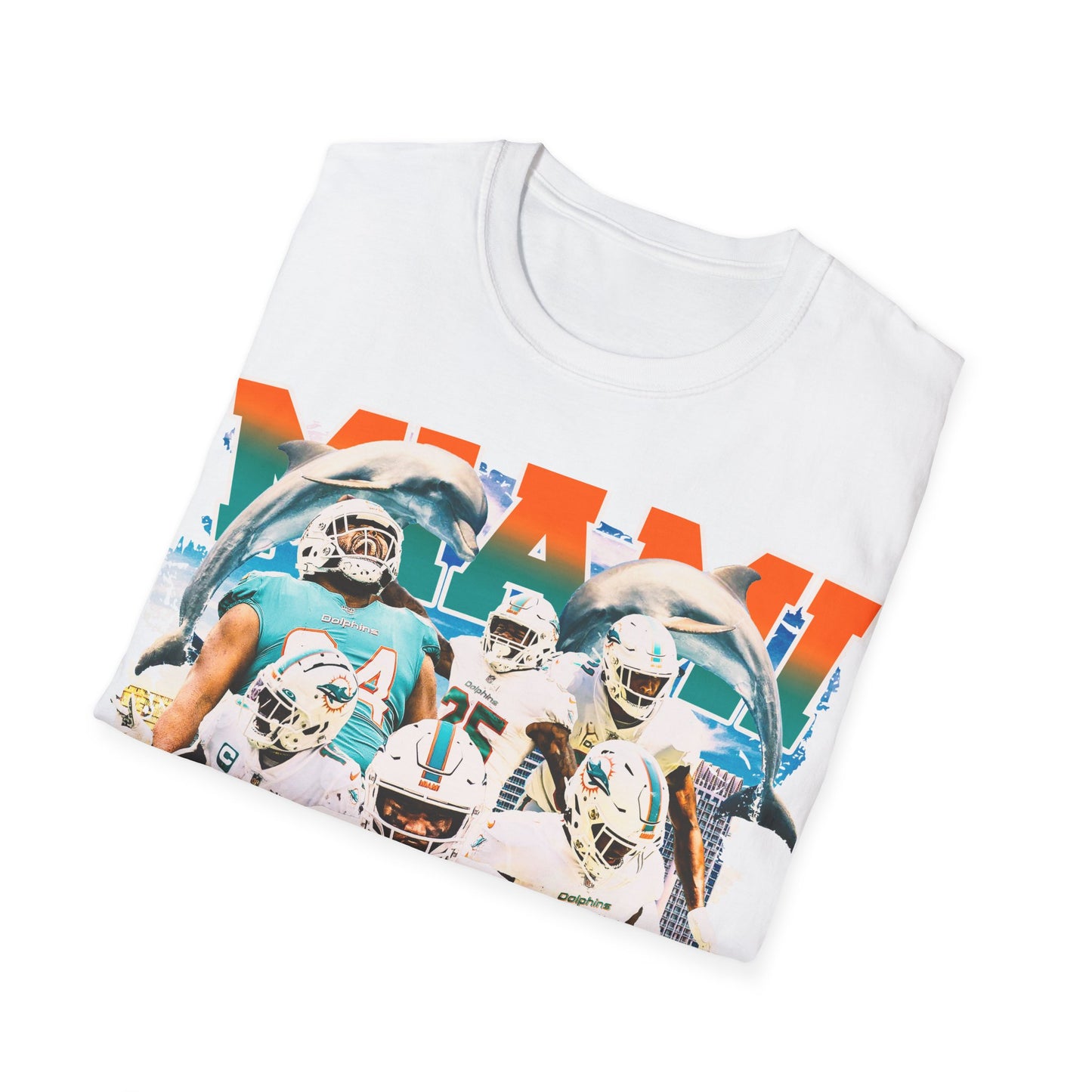 Miami collage Unisex Softstyle T-Shirt