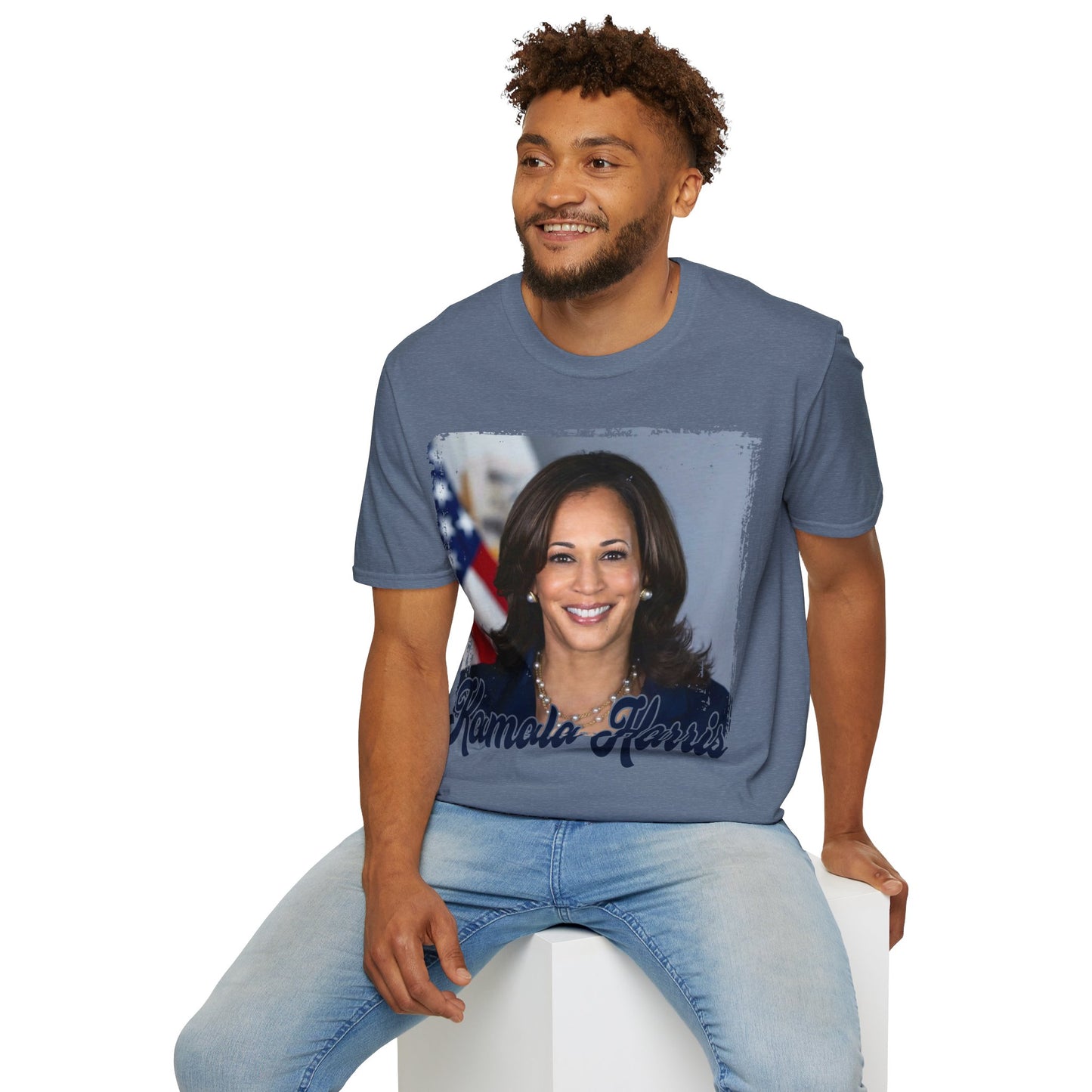 KH portrait Unisex Softstyle T-Shirt