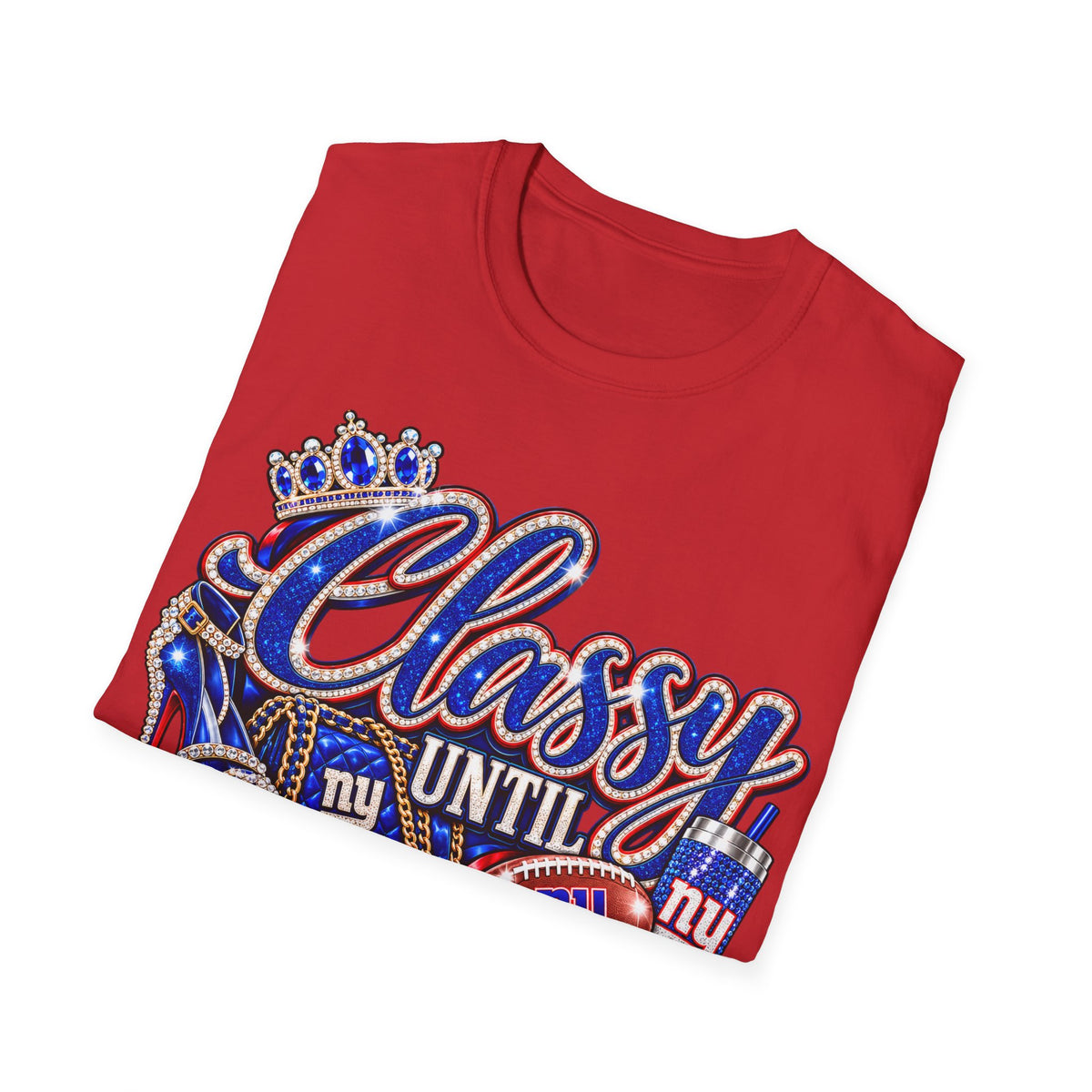 Classy until kickoff 2 Unisex Softstyle T-Shirt