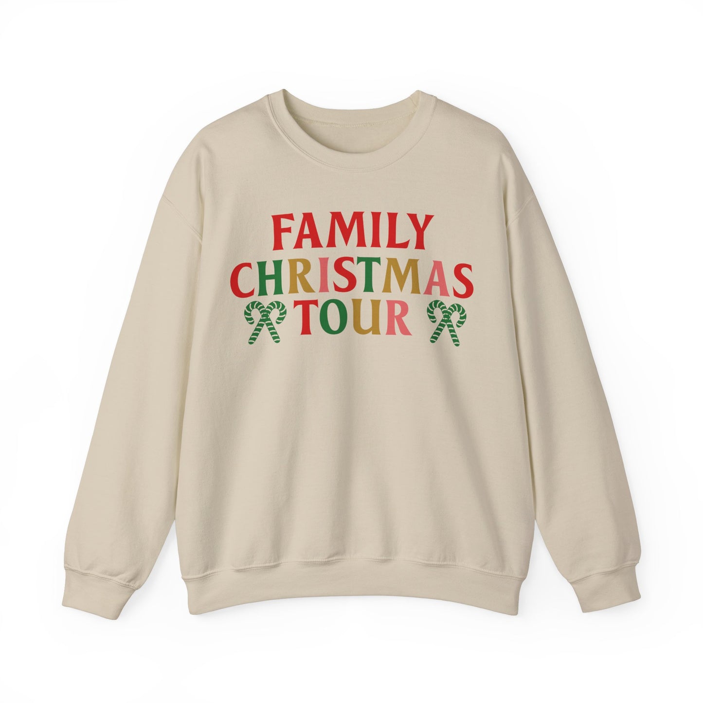 Family Christmas Tour 2024 Unisex Heavy Blend™ Crewneck Sweatshirt