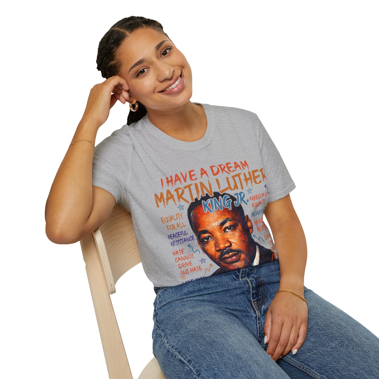 Martin L. King, Jr Unisex Softstyle T-Shirt