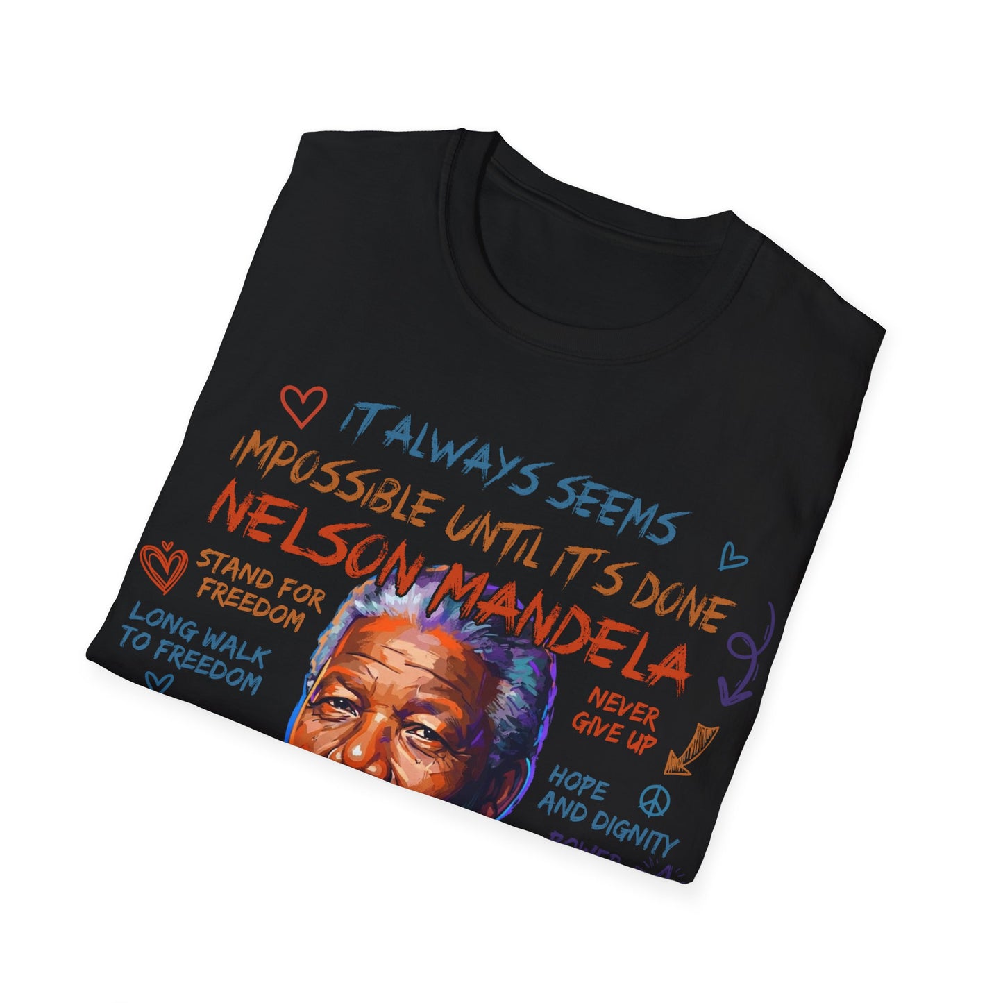 Nelson Mandela Unisex Softstyle T-Shirt