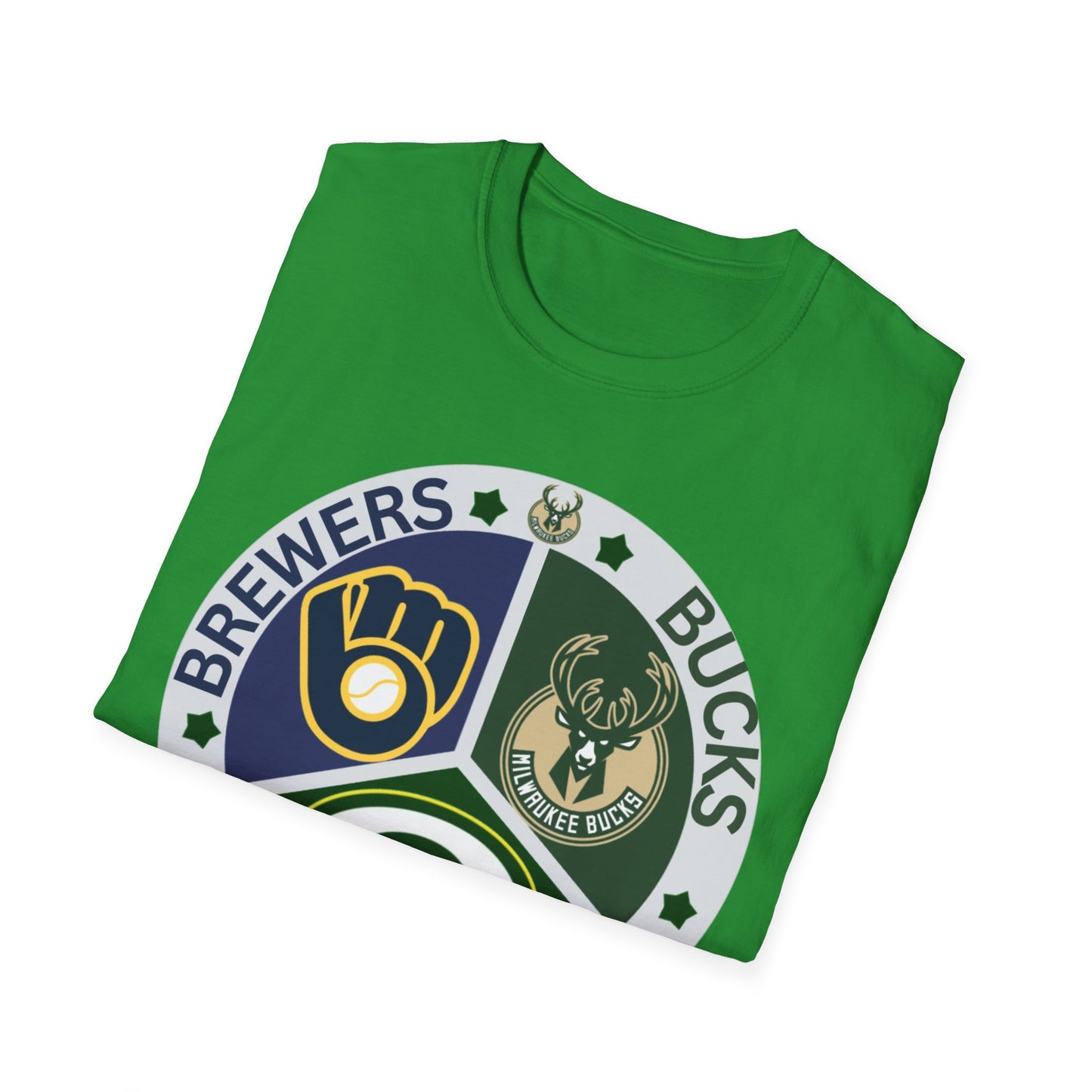 Wisconsin sports teams Unisex Softstyle T-Shirt
