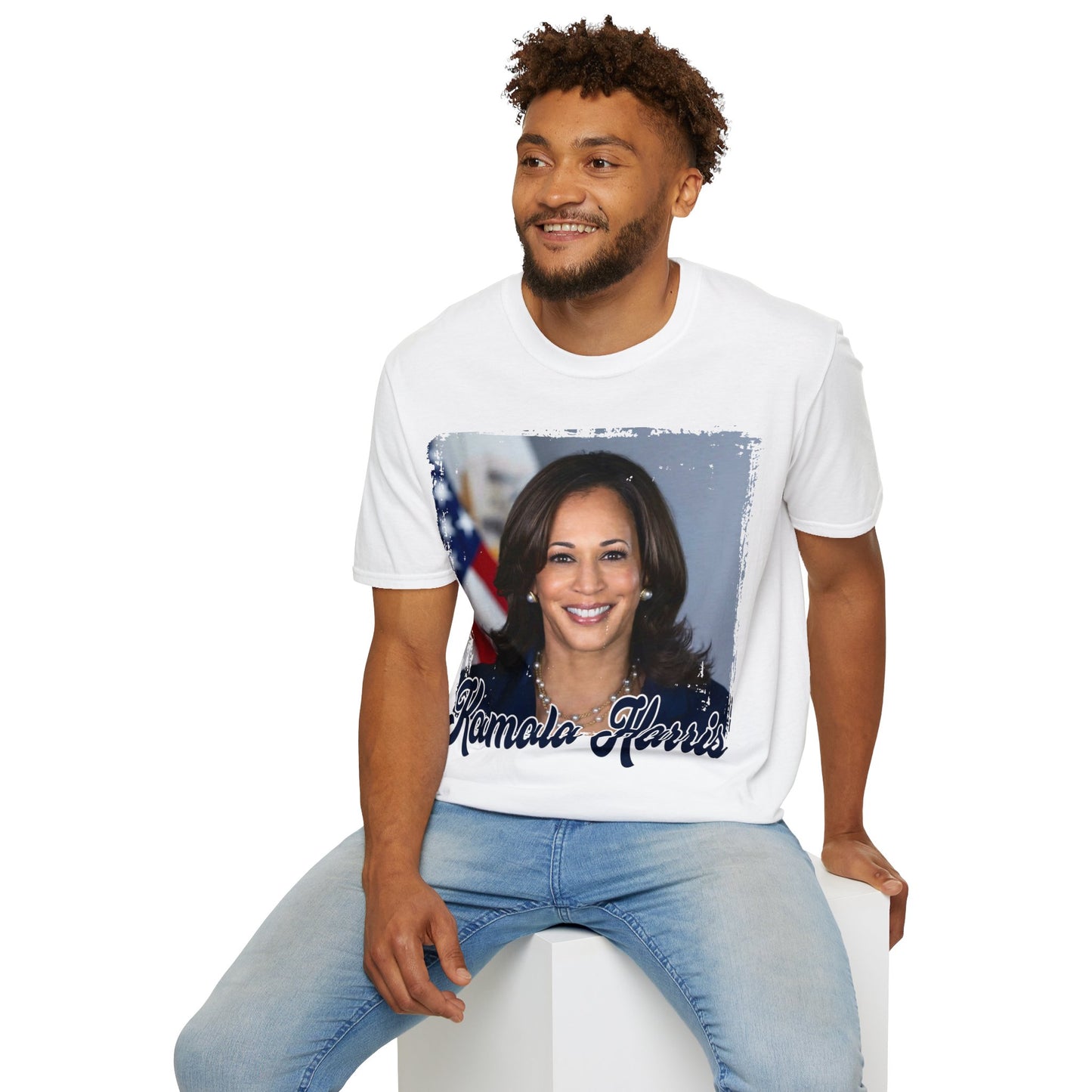 KH portrait Unisex Softstyle T-Shirt