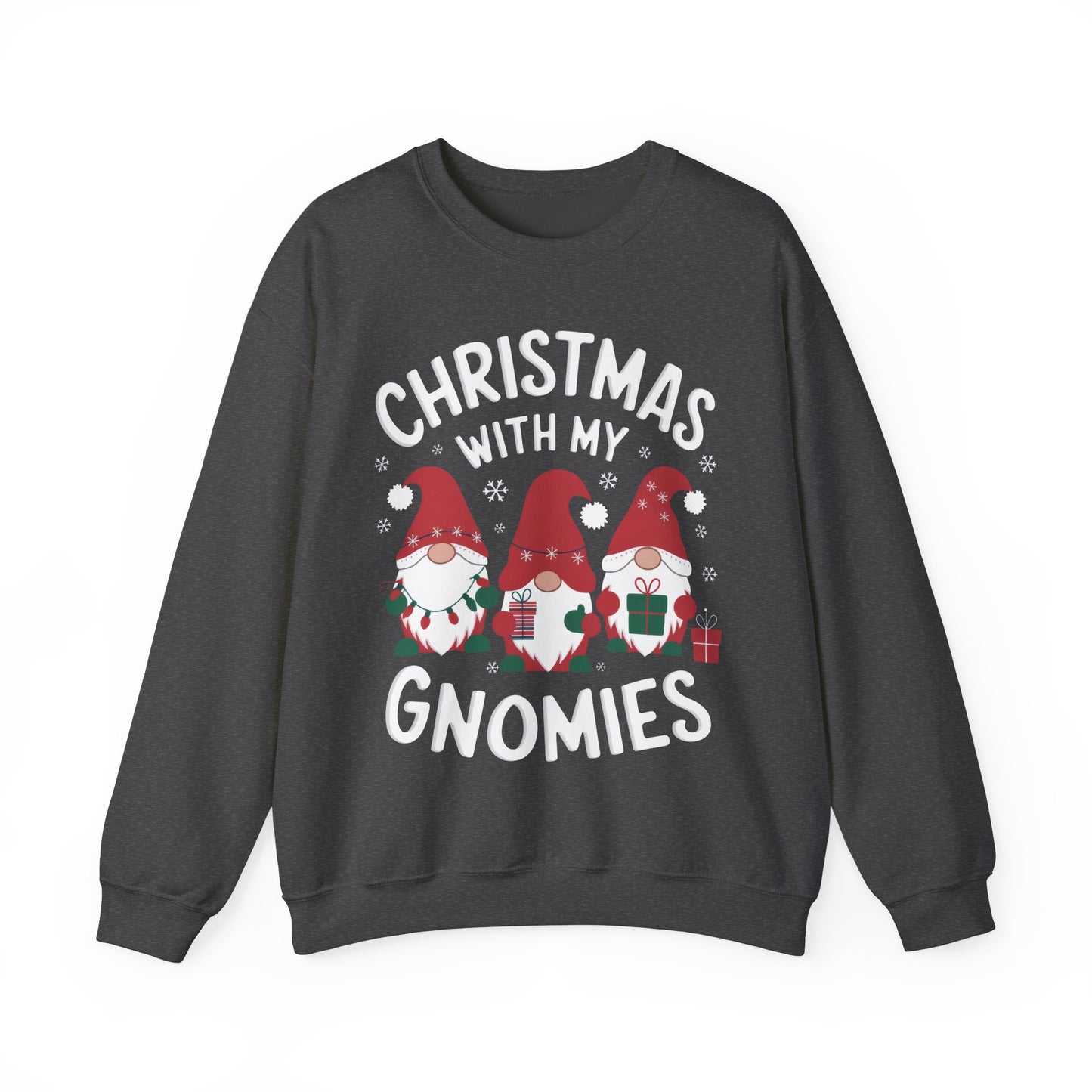 Christmas with my Gnomies Unisex Heavy Blend™ Crewneck Sweatshirt