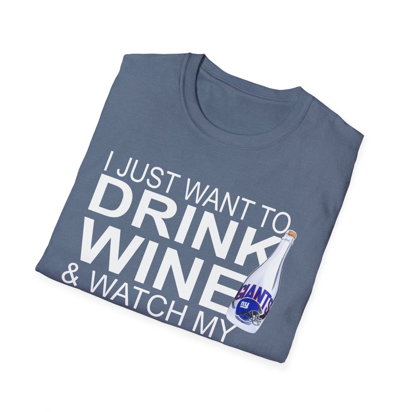 Drink wine ny Unisex Softstyle T-Shirt