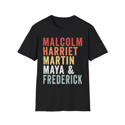 Malcolm Harriet Martin Maya & Fredrick Unisex Softstyle T-Shirt
