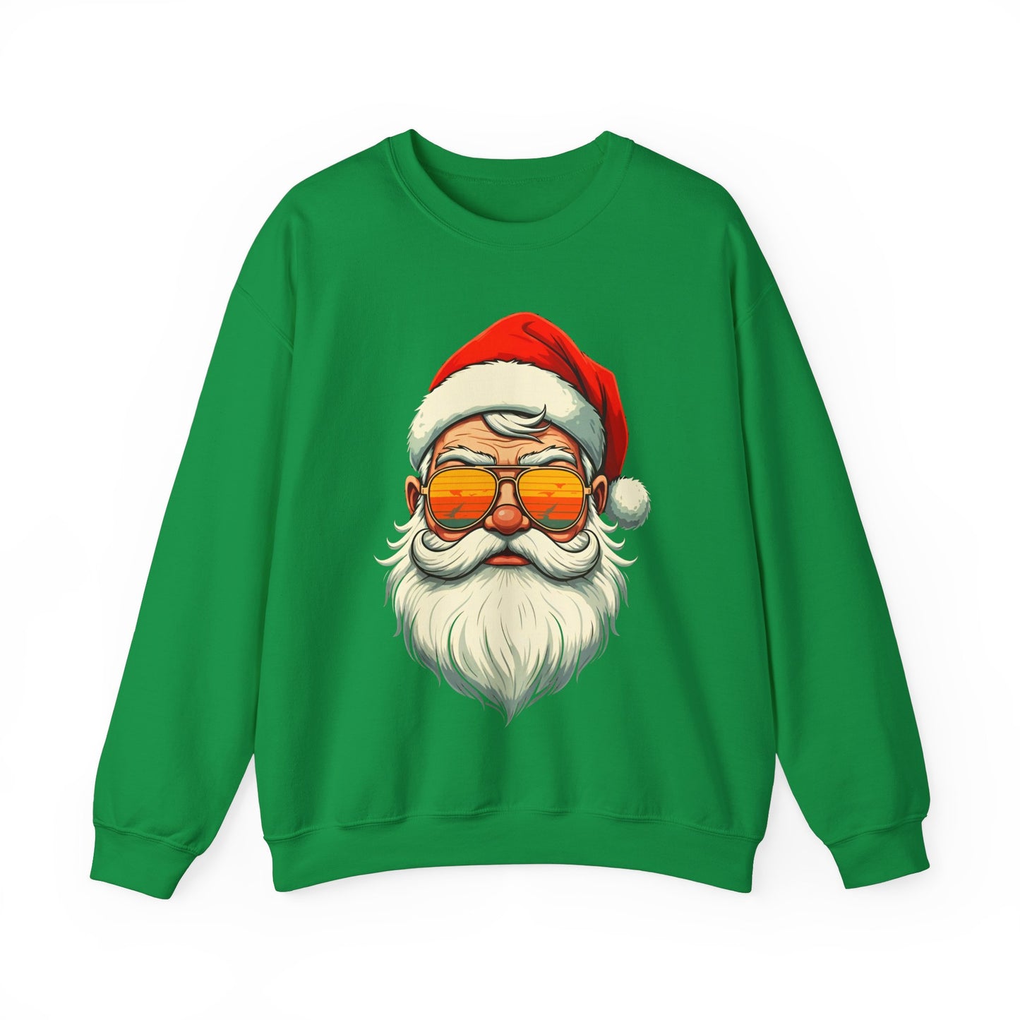 Santa with glasses Unisex Heavy Blend™ Crewneck Sweatshirt