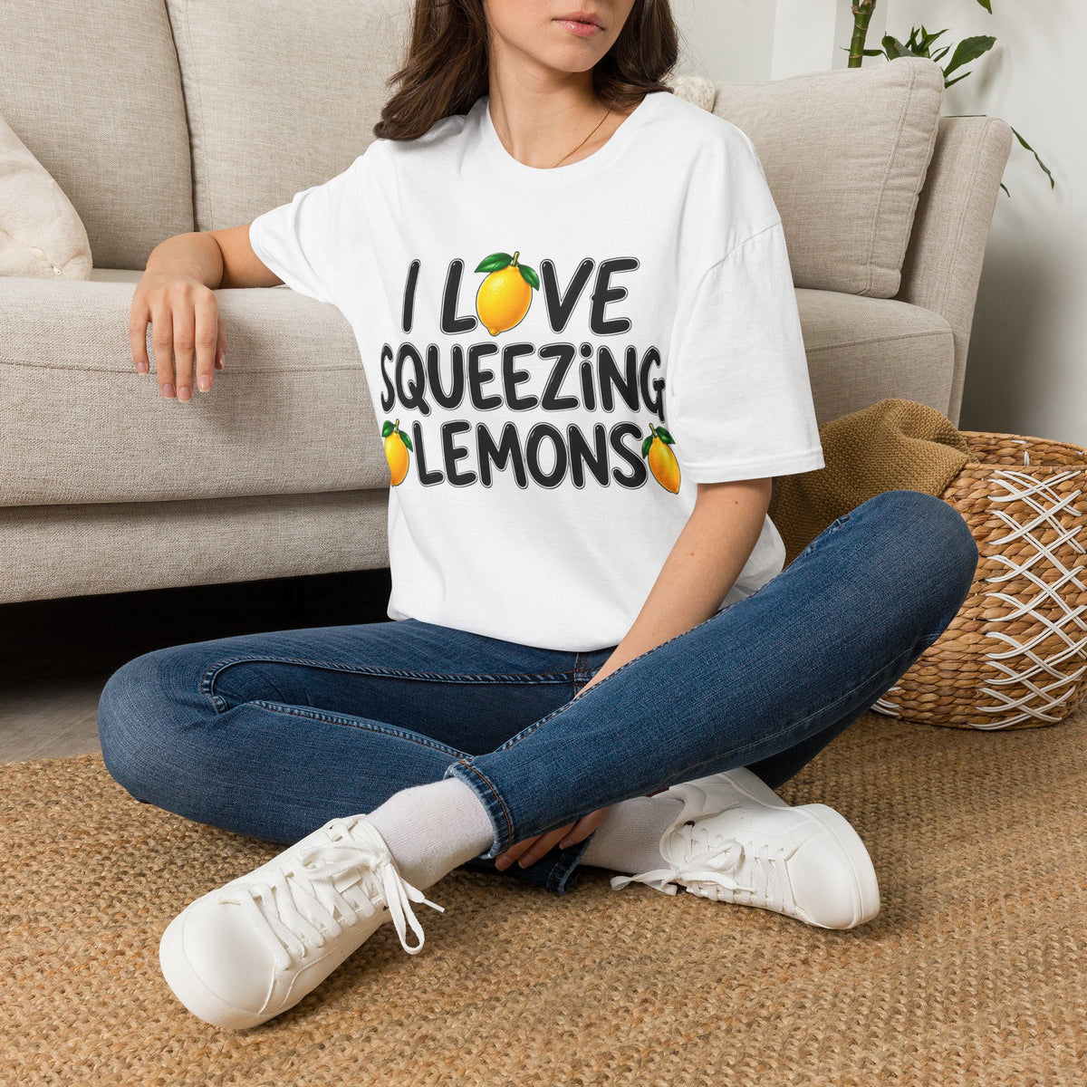 I love squeezing lemons Unisex Softstyle T-Shirt