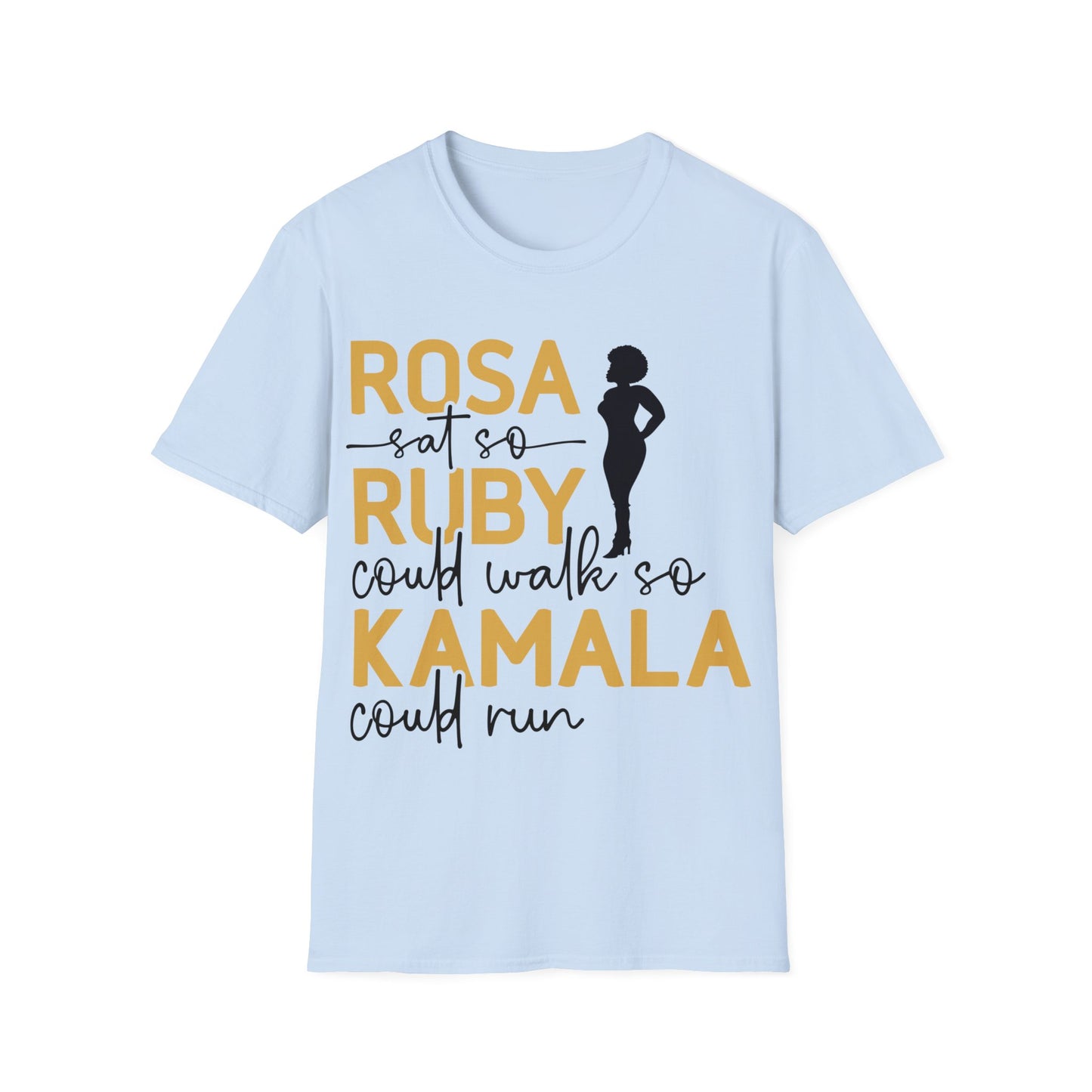 Rosa sat so Ruby could walk..Unisex Softstyle T-Shirt