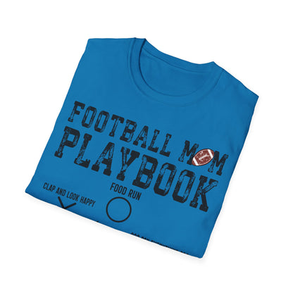 Football Mom Playbook Unisex Softstyle T-Shirt