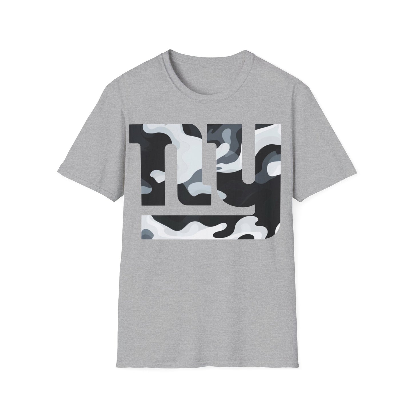 black camo Unisex Softstyle T-Shirt