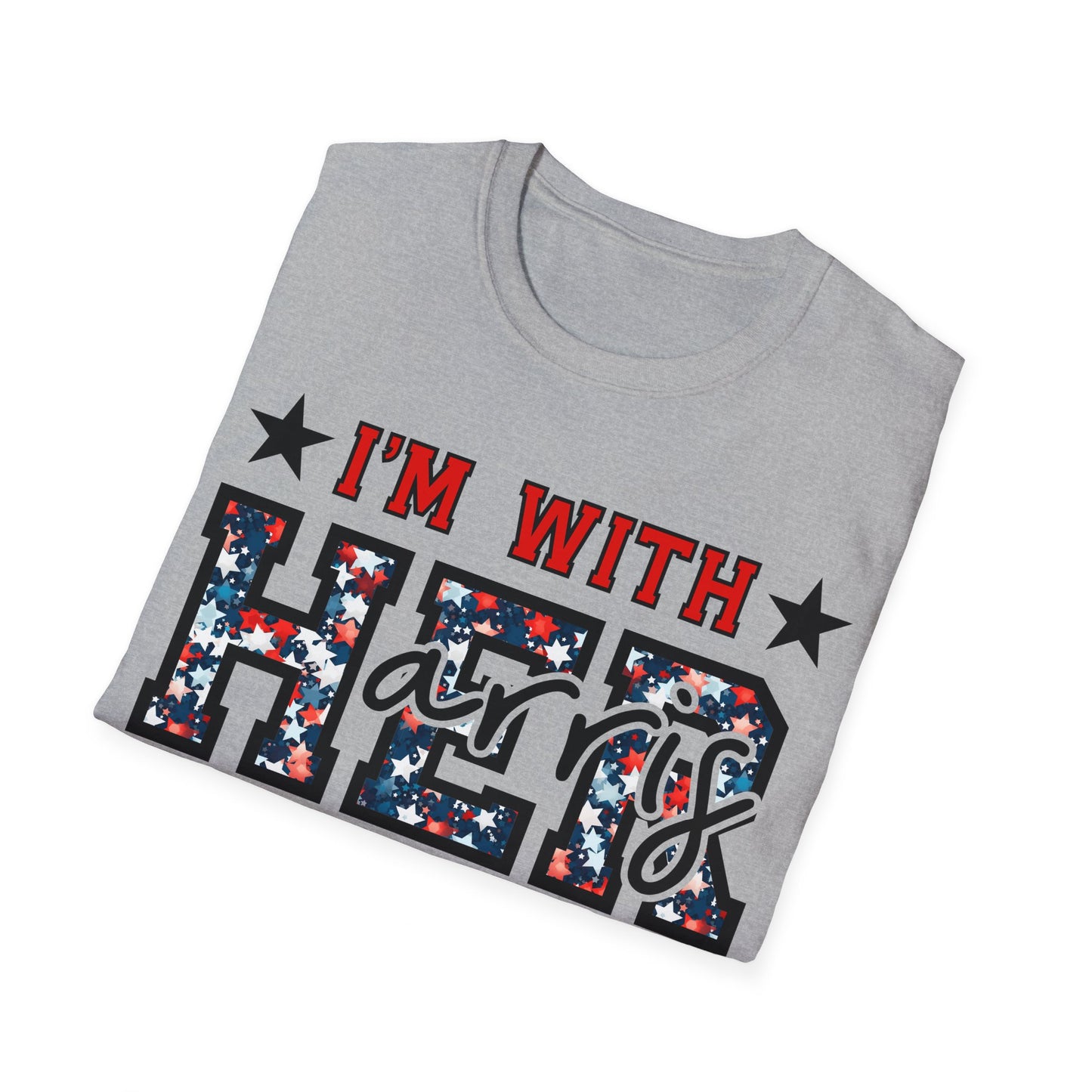 I'm with her Unisex Softstyle T-Shirt