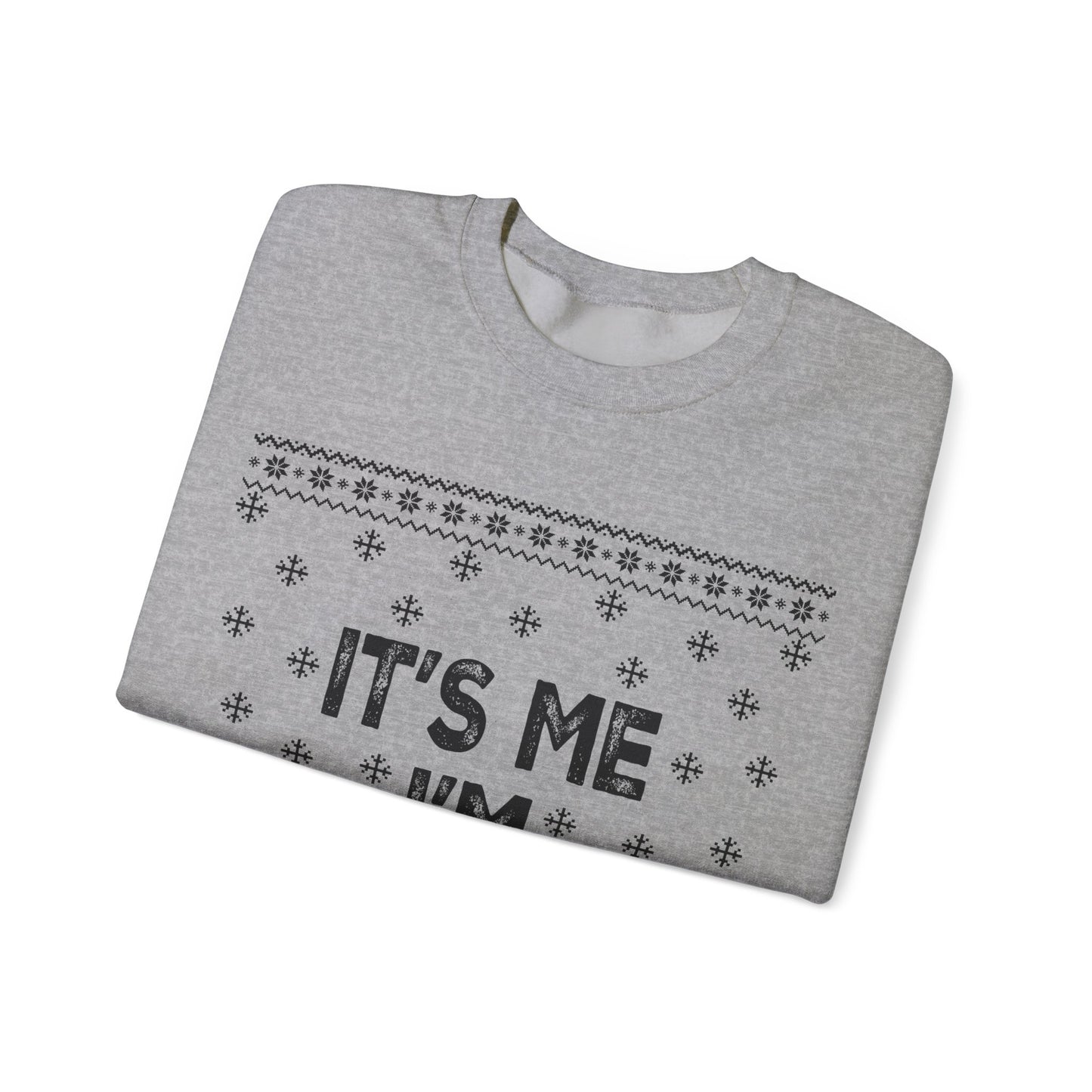 It's me I'm everything black Unisex Heavy Blend™ Crewneck Sweatshirt