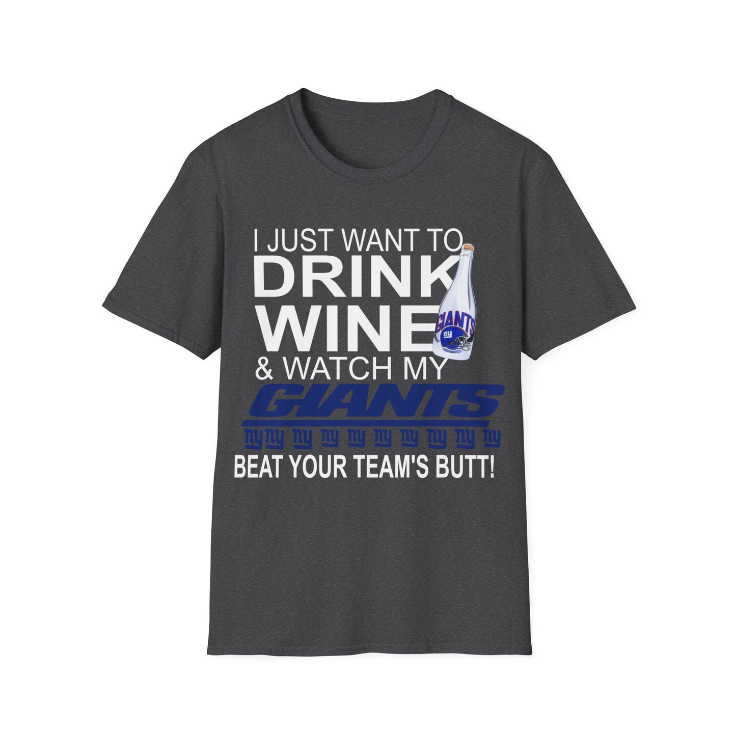 Drink wine ny Unisex Softstyle T-Shirt