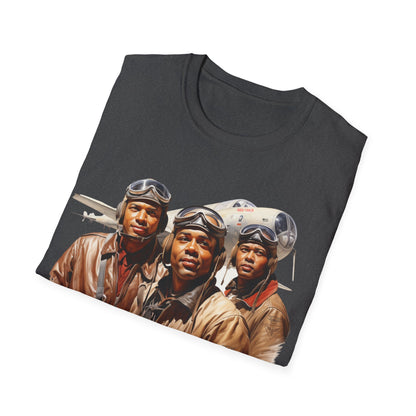 Tuskegee Airmen Unisex Softstyle T-Shirt - Celebrating History and Heritage