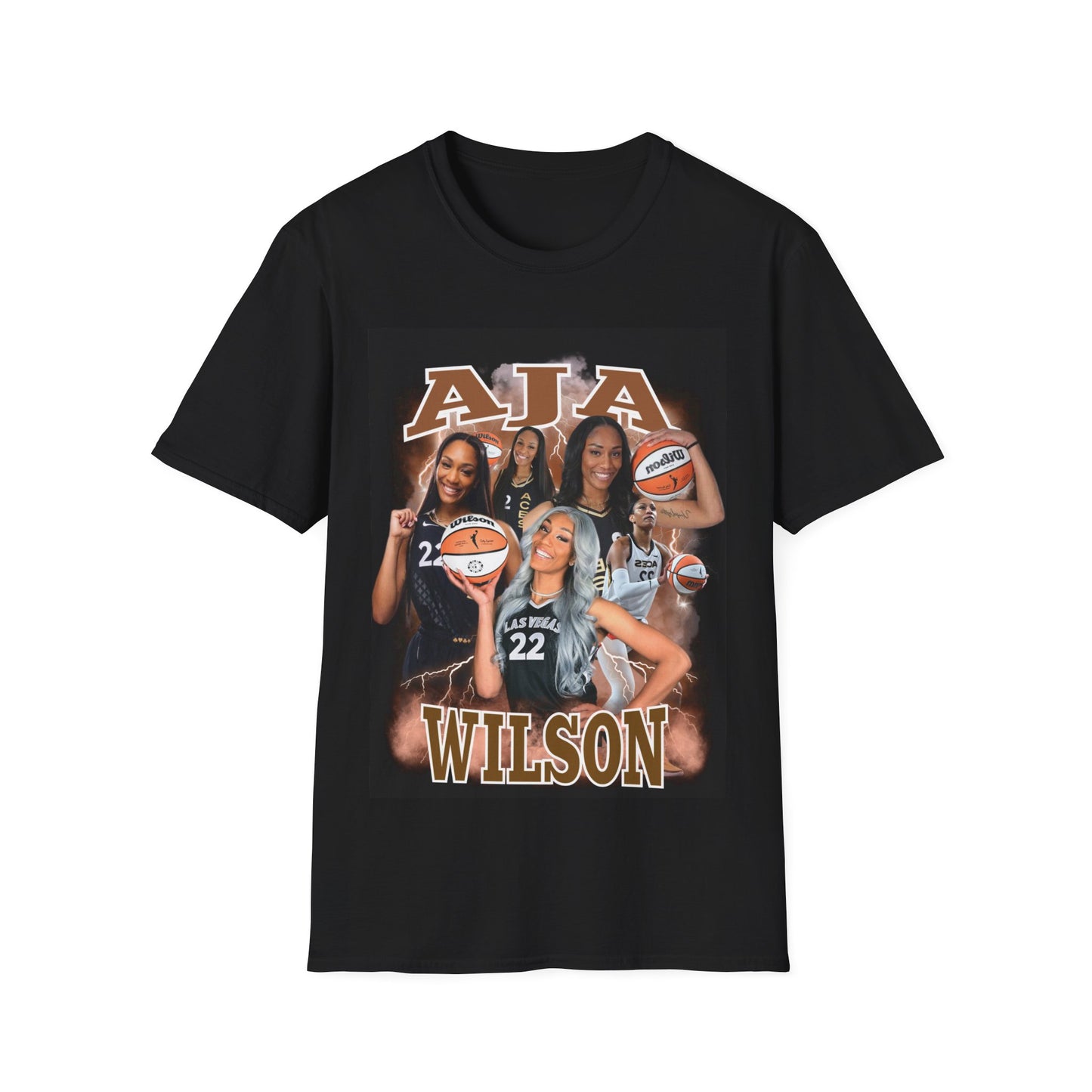 A wilson collage, dark Unisex Softstyle T-Shirt