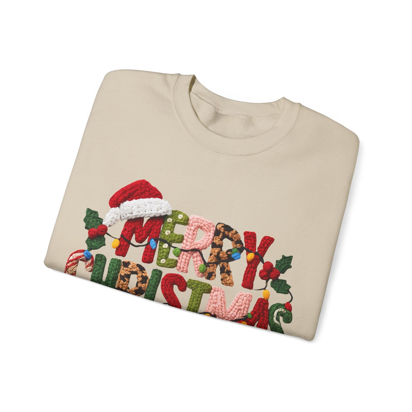 Merry Christmas, yarn Unisex Heavy Blend™ Crewneck Sweatshirt