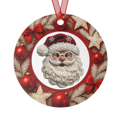 Customizable Christmas Metal Ornaments
