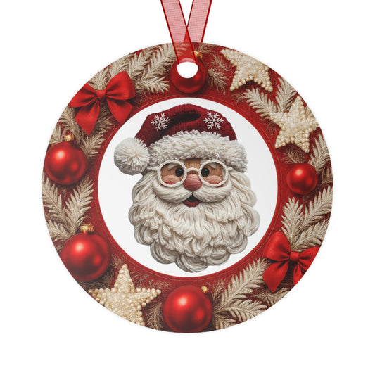 Customizable Christmas Metal Ornaments