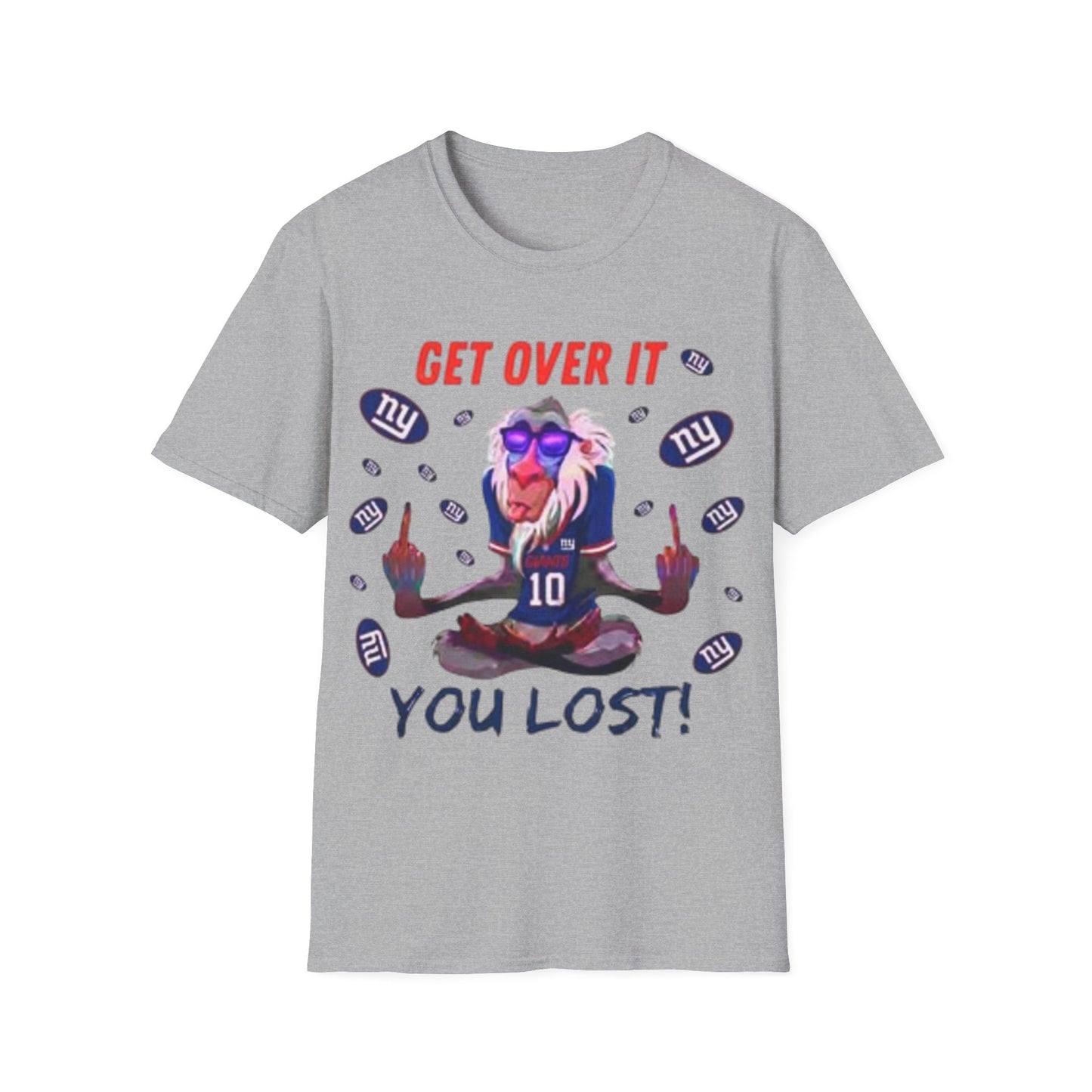 Get over it  Unisex Softstyle T-Shirt