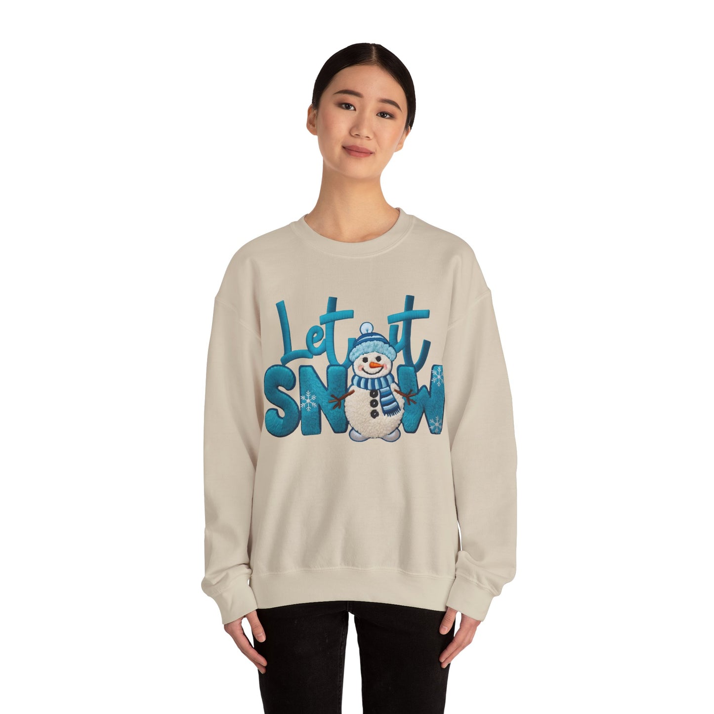 Let it Snow Unisex Heavy Blend™ Crewneck Sweatshirt