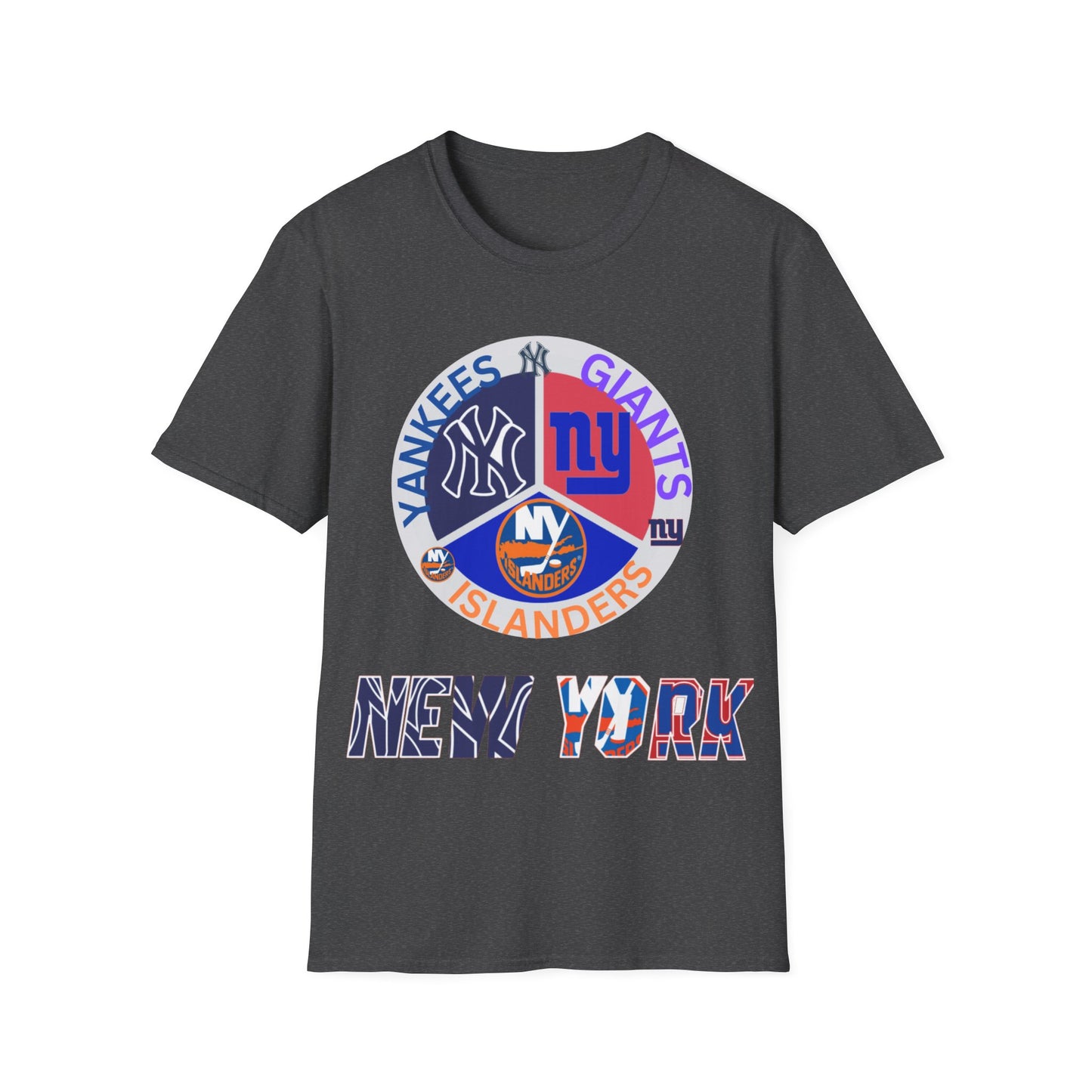 NY sports teams nyy nyi nyg Unisex Softstyle T-Shirt